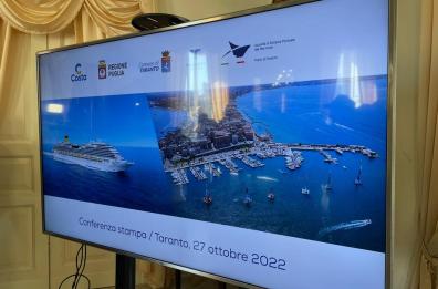 Turismo, dal 2023 Taranto diventerà nuovo scalo di Costa Crociere