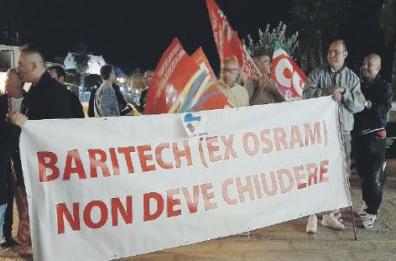 Futuro Baritech, salta l’incontro in Regione: la spada di Damocle della vendita spezzettata
