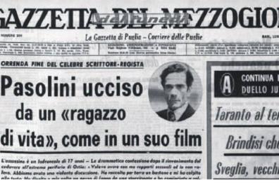 Pasolini è stato ucciso: l’Italia è sconvolta