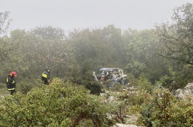 Elicottero caduto nel Foggiano: sfuma l’ipotesi nebbia. Nessuna scatola nera a bordo