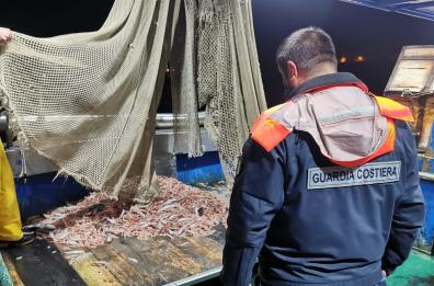 Otranto, a pesca con la rete a strascico: scattano sequestri e multe