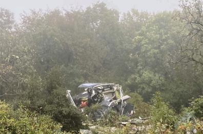 Elicottero precipitato sul Gargano, la perizia dell'Ansv: «Il pilota non si accorse della montagna per via del maltempo»