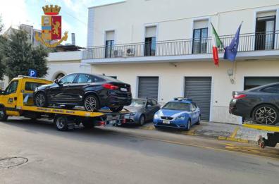 Nardò, sequestrati beni per 400mila euro a presunto uomo della Sacra Corona: auto di lusso, bar e un centro scommesse