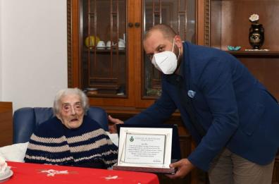 Traguardo da 110 candeline, Monteiasi festeggia «zia Rita»