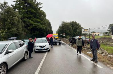 Martina Franca, incidente sulla SS 172: 5 auto coinvolte e 2 feriti gravi