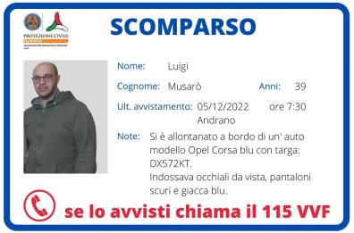 Proseguono le ricerche per il 39enne scomparso nel Leccese