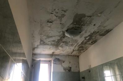 Canosa, piove nelle case comunali