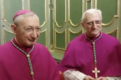 Cerimonia d'accoglienza per il vescovo Miniero coadiutore di Taranto