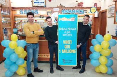 Massafra baciata dalla fortuna: vinto un milione al Millionday
