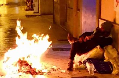 Piomba il gelo sui senza dimora: volontari all’opera nel Brindisino