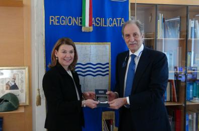 Basilicata, il presidente Bardi incontra Tracy Roberts-Pounds, Console generale degli Usa a Napoli
