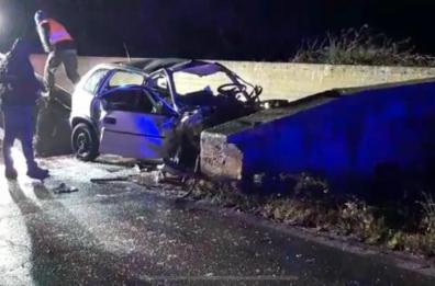 Incidente d'auto sulla Massafra - Martina: a bordo 4 ragazzi, 3 morti sul colpo. Tra loro una 13enne