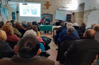 Carabinieri e Unitre insieme per combattere le truffe agli anziani nel Barese