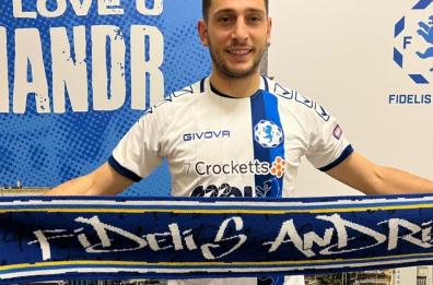 Calcio, mercato Andria: a centrocampo arriva Salandria e in difesa c'è Grosso