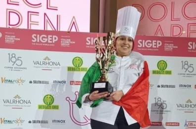 Una lucana sul podio più dolce del mondo: Ilaria Castellaneta è la «Pastry Queen 2023»