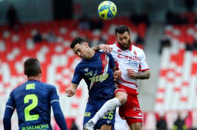 Al San Nicola ko per i biancorossi, Bari-Perugia: 0-2