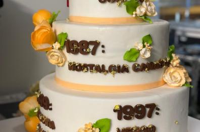Sanremo 2023, le torte di Al Bano firmate da Ernst Knam con i titoli delle canzoni più belle