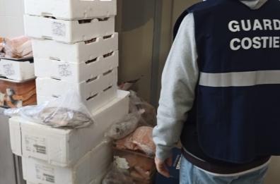 Prodotti ittici senza tracciabilità, sequestrati 540 kg di pescato in un locale del Leccese
