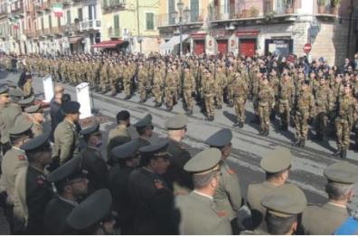Barletta riabbraccia i fanti dell'82° Reggimento Torino
