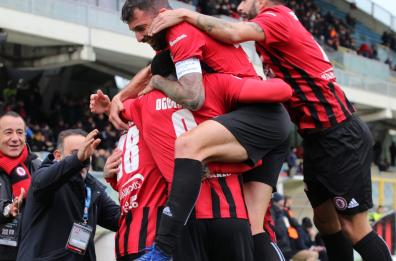 Foggia - Viterbese si conclude con un secco 2-0 