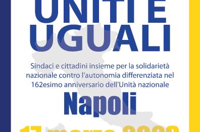 Autonomia: Recovery Sud, il 17 a Napoli la prima manifestazione nazionale per l'unità d'Italia