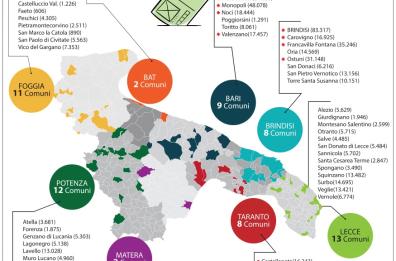 Puglia, voto in 51 Comuni. E 12 sono commissariati