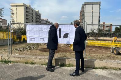 Bari, al via a Japigia i lavori per il Centro civico e l'auditorium 