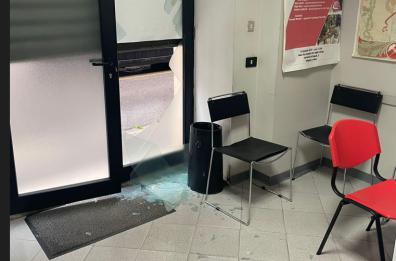 Polignano, vandalizzata nella notte la sede della Cgil 