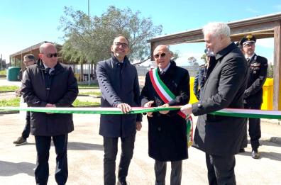 Rifiuti, inaugurato a Foggia centro raccolta comunale