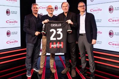 Sport e alimentazione, partnership tra il Milan e Casillo Group