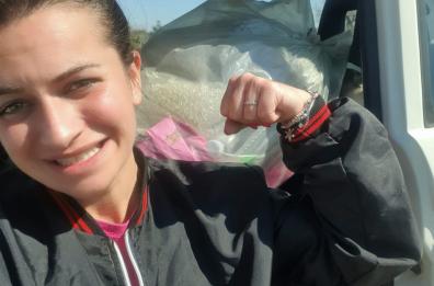 Copertino, la storia di Maria Luce: a caccia di rifiuti mentre fa jogging mattutino