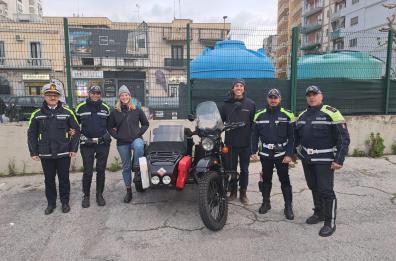 Bari, ritrovato il sidecar rubato alla coppia di sposi americani