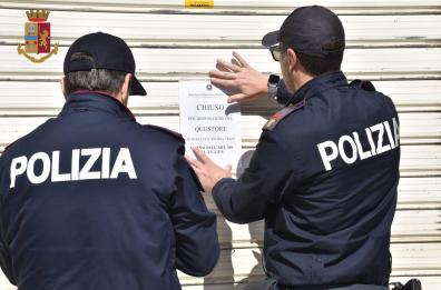 Andria, provvedimento del questore sospende  la licenza di un bar
