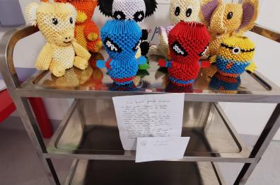 Un detenuto in carcere a Trani fa origami per i bimbi malati