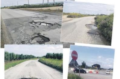 Strade provinciali devastate, ma la Provincia Bat è assente