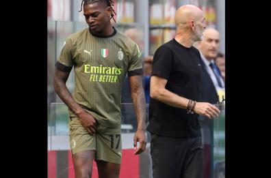 Milan, Leao: Champions a rischio contro Inter per elongazione adduttore