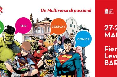 Bari, fumetti, games, cosplay e concerti in Fiera con LevanteFor