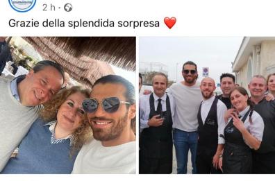 Can Yaman a Bari: ospite di un ristorante a Santo Spirito 