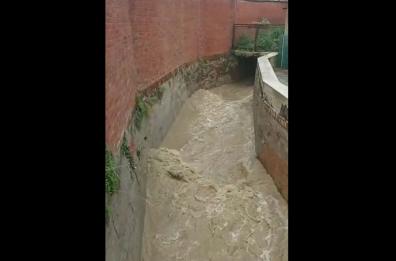 Bologna, via Aurelio Saffi: inondazione torrente Ravone