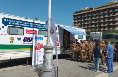 Foggia, Esercito e Avis in piazza per un dono che vale la vita