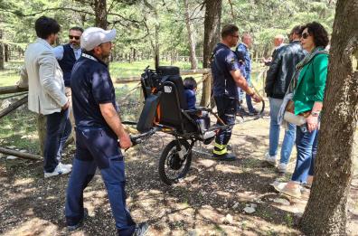 Parco dell'alta Murgia, inaugurato un sentiero per ipovedenti