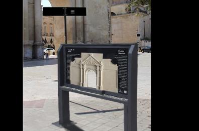 Lecce, una porta tattile per non vedenti e ipovedenti da oggi a Porta Napoli