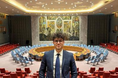 Lo studente lucano Armando Mastromartino all'ONU a New York