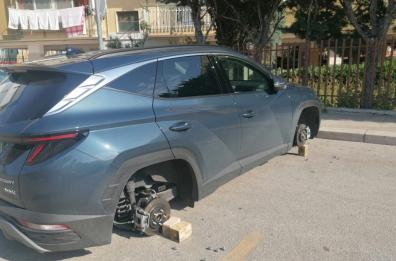 Bat, non bastano i ladri d'auto: nel mirino anche solo gli pneumatici