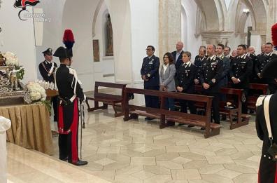 Martina Franca, fu ucciso da gruppo eversivo, carabiniere commemorato con una messa 