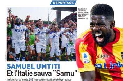 La Francia celebra Umtiti, idolo del Lecce, e il Salento che l'ha rigenerato