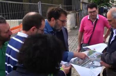 Andria,  procede l'interramento tra lavori e disagi