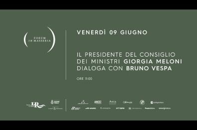 Forum in Masseria, alle 11 Giorgia Meloni ospite di Vespa a Manduria: rivedi la diretta
