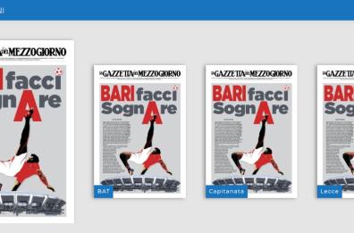 Gazzetta del Mezzogiorno, clicca qui per sfogliare la copia gratuita