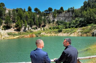 Modugno, l'ex cementeria diventa un parco naturalistico: l'inaugurazione